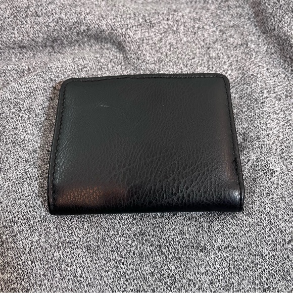 Other - Unisex Black Bi-fold Wallet Faux Leather coin Purse multiple Card Holders + ID